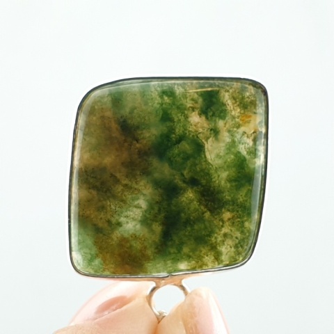 Agat mszysty zawieszka 31x24 mm nr 71