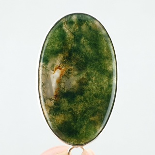 Agat mszysty zawieszka 38x23 mm nr 61