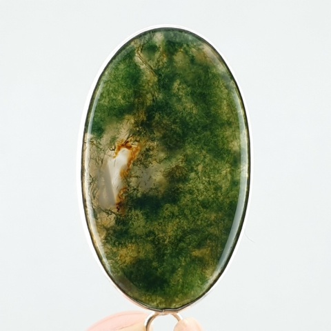 Agat mszysty zawieszka 38x23 mm nr 61