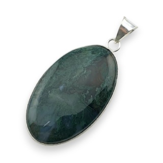 Agat mszysty zawieszka 43x26 mm nr 34