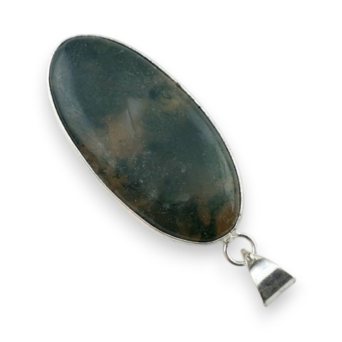Agat mszysty zawieszka 44x22 mm nr 64