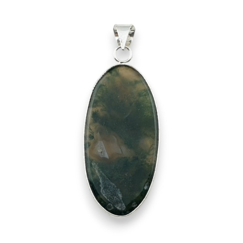 Agat mszysty zawieszka 44x22 mm nr 64