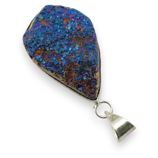 Titanium quartz pendant 34x21 mm no 210