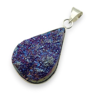 Titanium quartz pendant 34x23 mm no 186