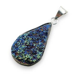 Titanium quartz pendant 35x21 mm no 173