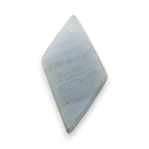 Agat blue lace kaboszon z zdziurką 32x15 mm nr G187