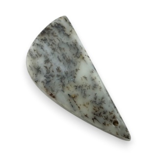 Agat dendrytowy kaboszon z dziurką 32x14 mm nr G250