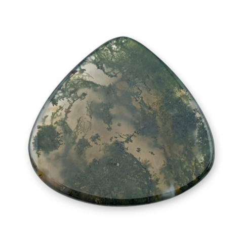 Agat mszysty cienki kaboszon 27x26 mm nr 264