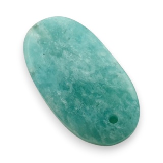 Amazonit kaboszon z dziurką 21x12 mm nr G231