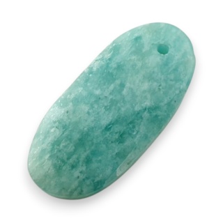 Amazonit kaboszon z dziurką 24x11 mm nr G225