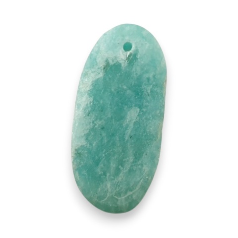Amazonit kaboszon z dziurką 24x11 mm nr G225