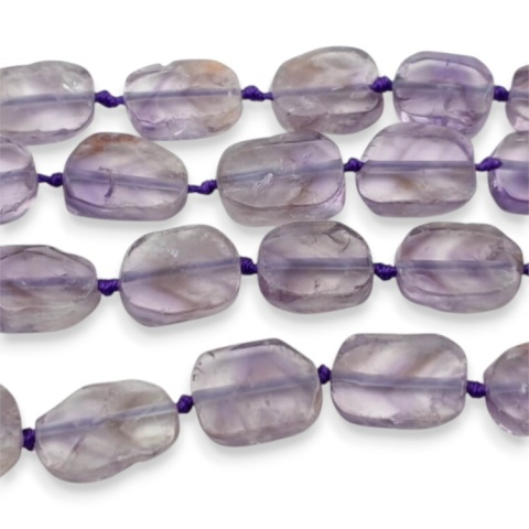 Ametyst prostokąt nieregularny 14-17 mm 2 szt