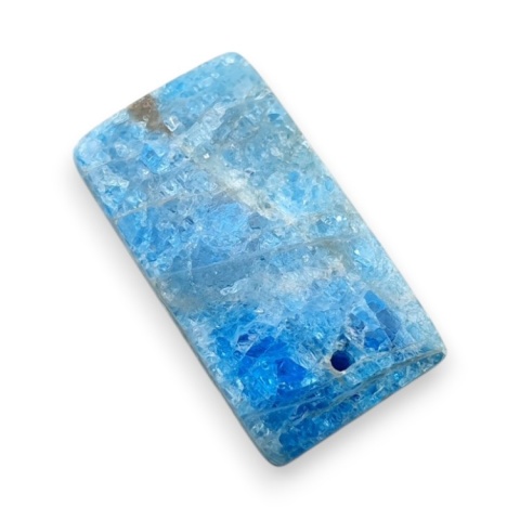 Apatyt kaboszon z dziurką 25x14 mm nr G111