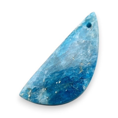 Apatite cabochon with a hole 30x13 mm no G115