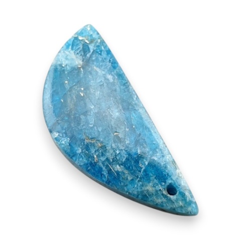 Apatite cabochon with a hole 30x13 mm no G115