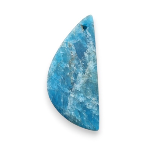 Apatite cabochon with a hole 30x13 mm no G115