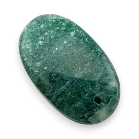 Green Aventurine Cabochon with Hole 23x13 mm no G214