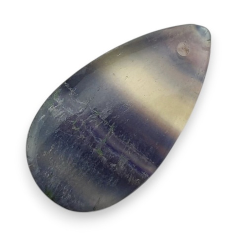 Fluorite cabochon with hole 23x12 mm no G94