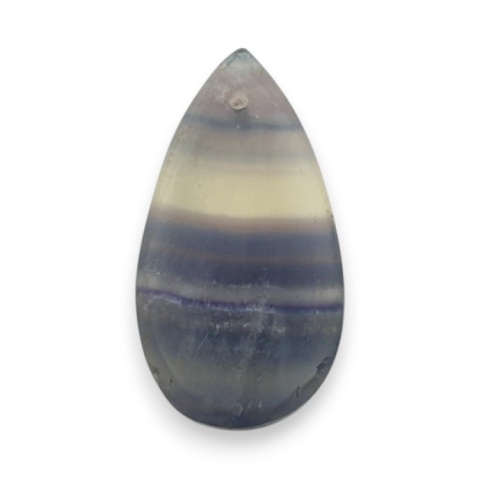 Fluorite cabochon with hole 23x12 mm no G94