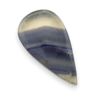 Fluoryt kaboszon z dziurką 26x14 mm nr G97