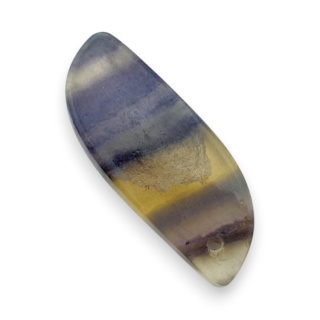 Fluoryt kaboszon z dziurką 27x11 mm nr G90