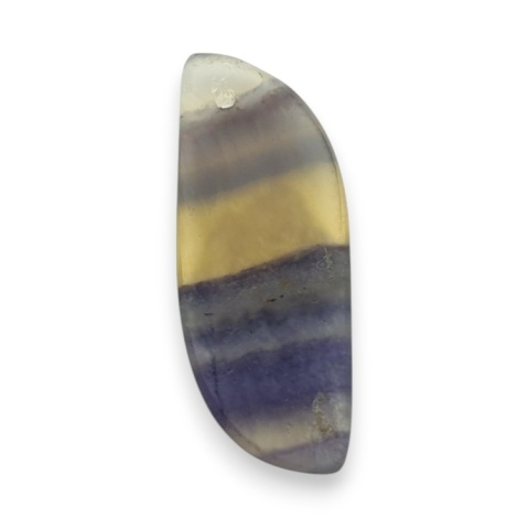 Fluoryt kaboszon z dziurką 27x11 mm nr G90