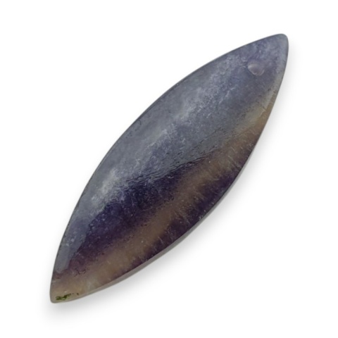 Fluoryt kaboszon z dziurką 29x10 mm nr G106