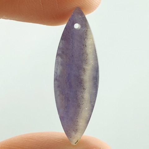 Fluoryt kaboszon z dziurką 29x10 mm nr G106