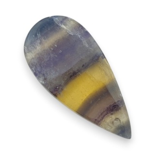 Fluoryt kaboszon z dziurką 30x14 mm nr G107