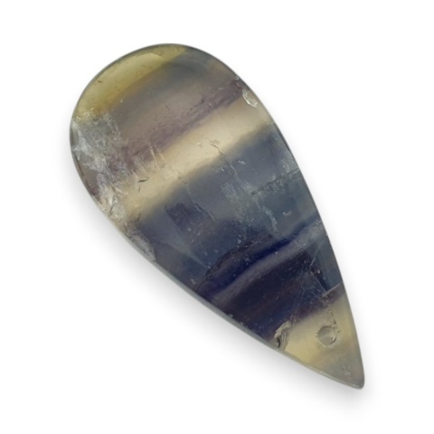 Fluorite cabochon with hole 30x14 mm no G88