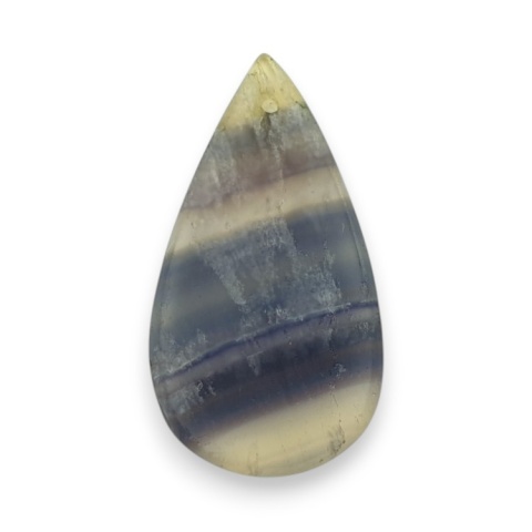 Fluoryt kaboszon z dziurką 30x16 mm nr G89