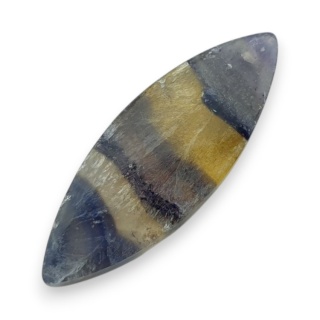 Fluoryt kaboszon z dziurką 33x12 mm nr G87