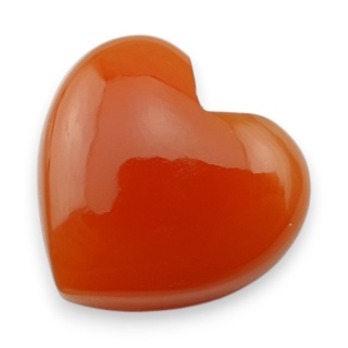 Carnelian cabochon heart 22x20 mm no G264