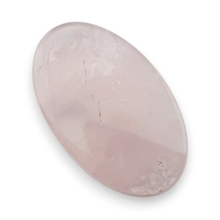 Kwarc różowy kaboszon z dziurką 27x16 mm nr G206