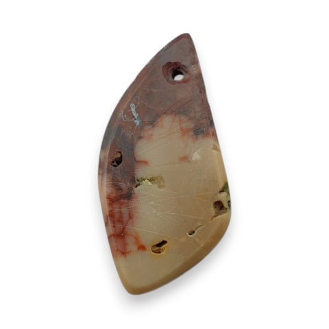 Mokait cabochon with a hole 26x12 mm no G233