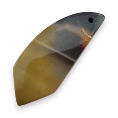 Mokait kaboszon z dziurką 32x13 mm nr G234