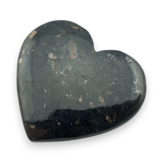 Nuummit kaboszon serce 26x24 mm nr G268