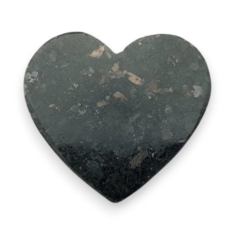 Nuummit kaboszon serce 26x24 mm nr G268