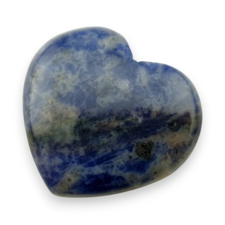 Sodalit kaboszon serce 27x25 mm nr G262