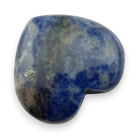 Sodalit kaboszon serce 27x25 mm nr G262