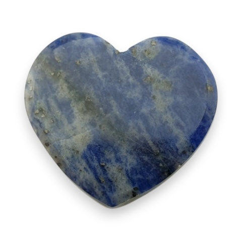 Sodalit kaboszon serce 27x25 mm nr G262