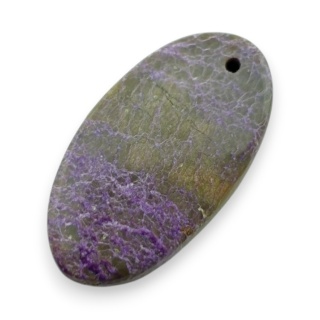 Stichtyt kaboszon z dziurką 26x14 mm nr G133