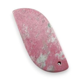 Thulit kaboszon z dziurką 28x12 mm nr G201