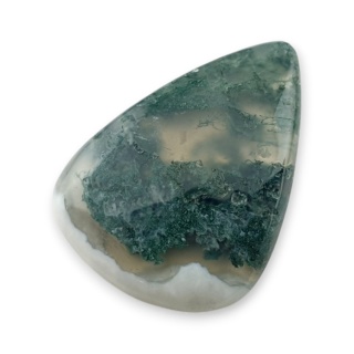 Agat mszysty cienki kaboszon 25x18 mm nr 408