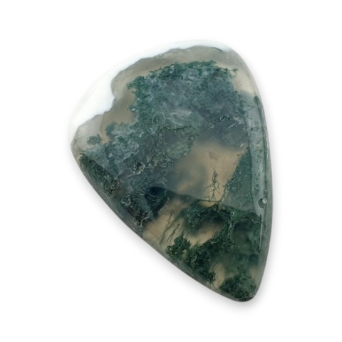 Agat mszysty cienki kaboszon 25x18 mm nr 408