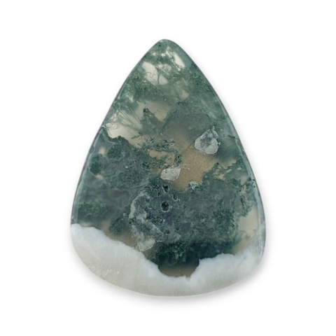 Agat mszysty cienki kaboszon 25x18 mm nr 408