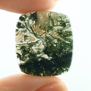 Agat mszysty cienki kaboszon 25x22 mm nr 280