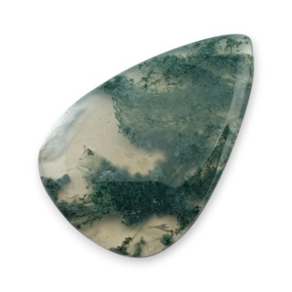 Agat mszysty cienki kaboszon 26x17 mm nr 395