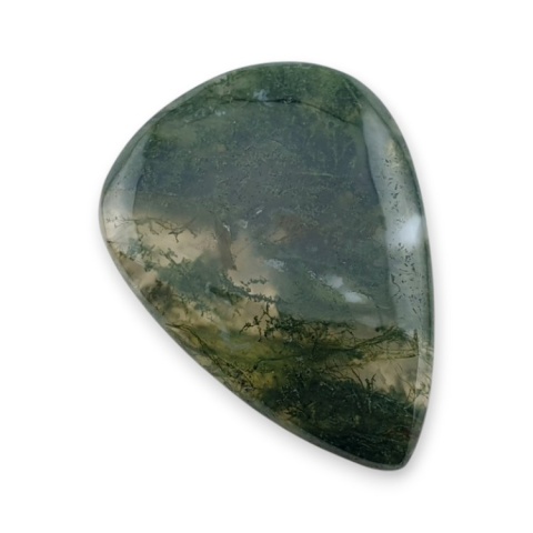 Agat mszysty cienki kaboszon 26x19 mm nr 312