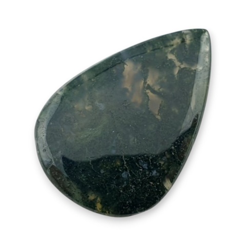 Agat mszysty cienki kaboszon 27x18 mm nr 373